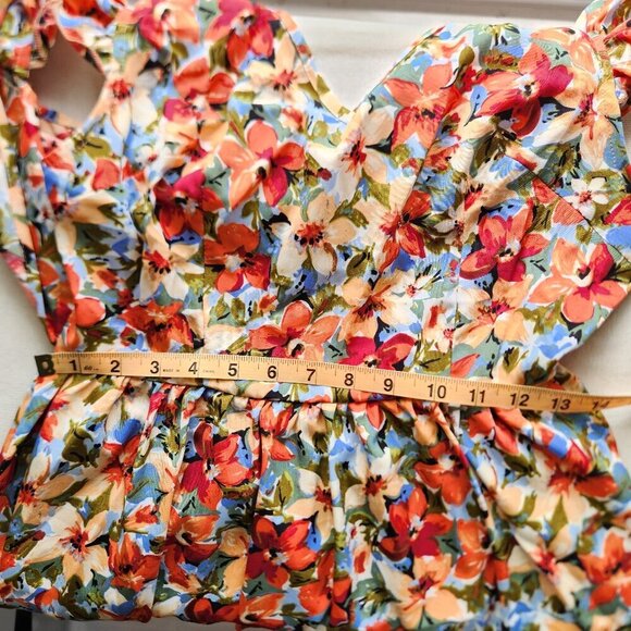 NWT CupShe Floral Mini Dress Size Medium - Picture 14 of 16